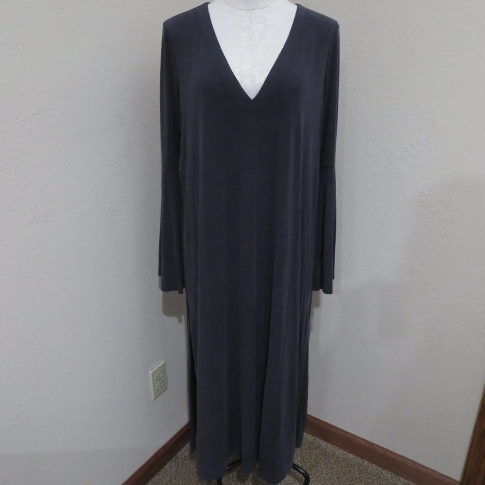 Free People A Fine Romance Bell Sleeve Maxi Dress - Picture 2 of 6